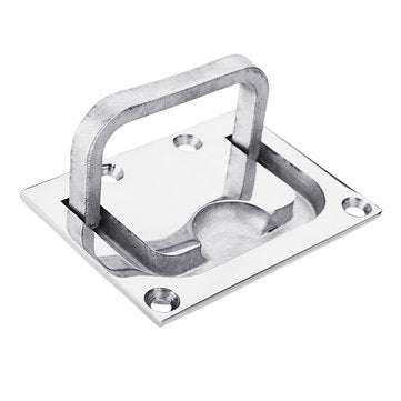 Stainless Steel 316 Flush Hatch Lift Ring Hatch Pull Handle Locker Cabinet Hardware