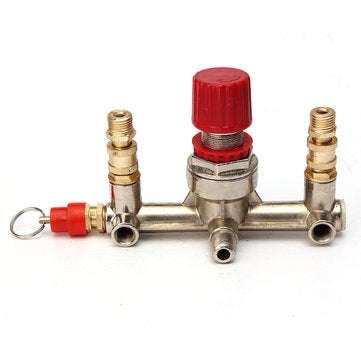 Regulator Air Compressor Pump Pressure Control Switch Valve Gauge Heaty Duty