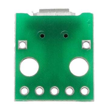 Micro USB To Dip Female Socket B Type Microphone 5P Patch To Dip With Soldering Adapter Board