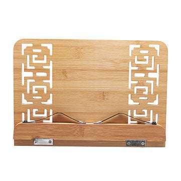 Multifunction Wood Table Stand Reading Bookshelf Bracket 28*20cm Tablet PC Pad Drawing Support Woode