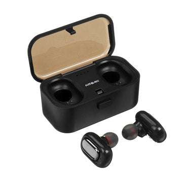 Mini TWS True Wireless bluetooth Earphone HiFi Stereo Noise Cancelling Waterproof Headphone with 800