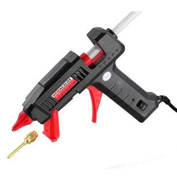 NEWACALOX EU/US Plug 60W 100W DIY Hot Melt Glue Heater Copper Nozzle Arts DIY Repa... (PLUG: USPLUG)