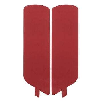 Pair Universal Silver Car Side Air Flow Vent Fender Intake Decoration Stickers