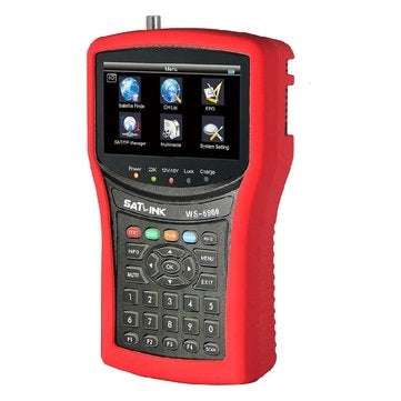Satlink WS-6960 DVB S2 4.3 Inch HD Display DVB-S2 HD MPEG4 Satlink 6960 Satellite ... (PLUG: EUPLUG)