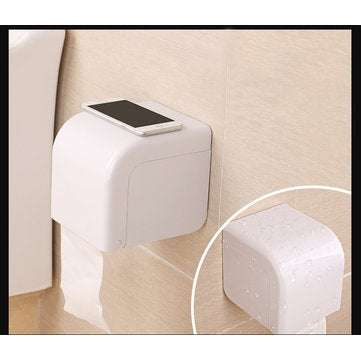 Plastic Seamless Sucker Cup Paper Rack Comprehensive Waterproof Tissue Box Holder