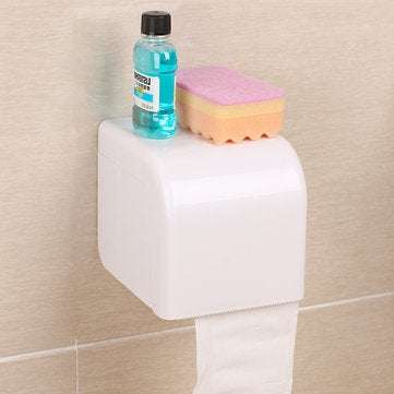 Plastic Seamless Sucker Cup Paper Rack Comprehensive Waterproof Tissue Box Holder