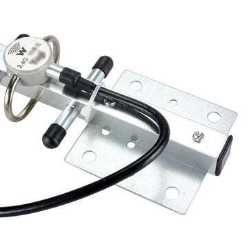 RP-SMA 2.4GHz 25dBi Directional Outdoor WiFi Antenna Wireless Yagi Antenna with Cable for Extending