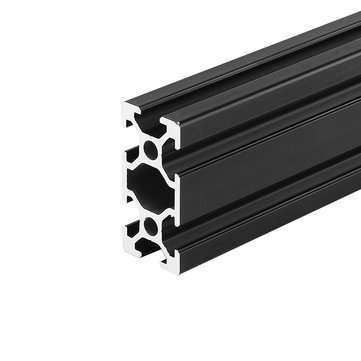 Machifit 450mm Length Black Anodized 2040 T-Slot Aluminum Profiles Extrusion Frame For CNC