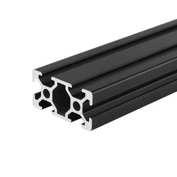 Machifit 450mm Length Black Anodized 2040 T-Slot Aluminum Profiles Extrusion Frame For CNC
