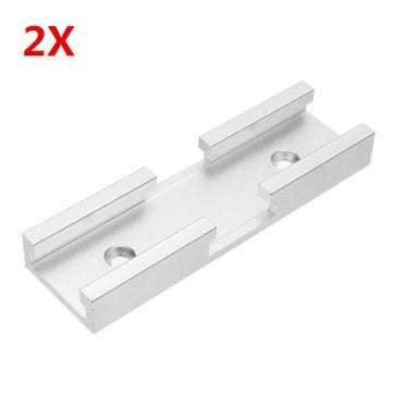 Machifit 2pcs 80mm T-track Connector T-slot Miter Track Jig Fixture Slot Connector For Router Table