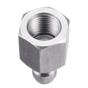 Stainless 1/8 BSPP Quick Release Hexagonal Coupler with 3 plugs for PCP Air Filling
