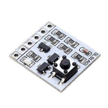 SL91A01 DC 2-18V 2A Self-locking Electronic Switch Bistable Board Button Trigger LED Relay Key Solen