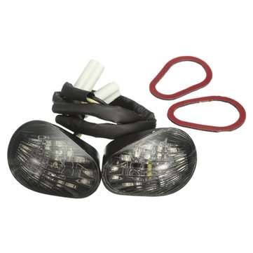 Smoke LED Turn Signal Indicator Light Lamp Flush Mount For Yamaha YZF R1 R6 R6S