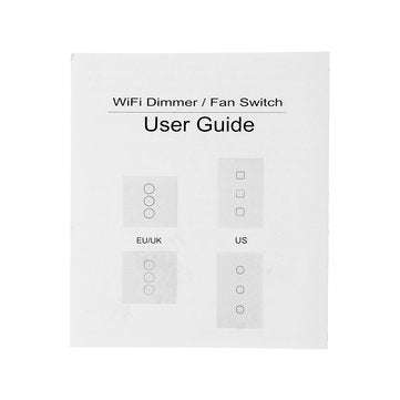 Smart Switch Dimmer Wi-Fi Light Switch Touch Wall Socket Switch Panel Work with Amazon Echo and Goog