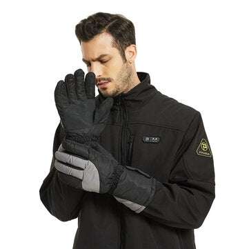Rechargeable Women Men Electric Heated Gloves Motorcycle Warm Winter Motorbike