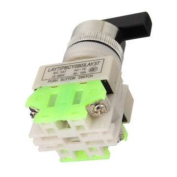 Rotary Three Position Selector Switch Push Button Switch