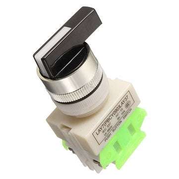 Rotary Three Position Selector Switch Push Button Switch