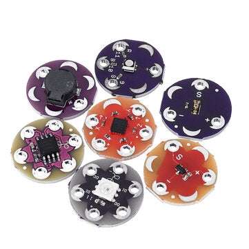 LilyPad Kit Wearable Electronic LED and Sensor Kit Temperature Sensor with Cable LilyPad for Arduino