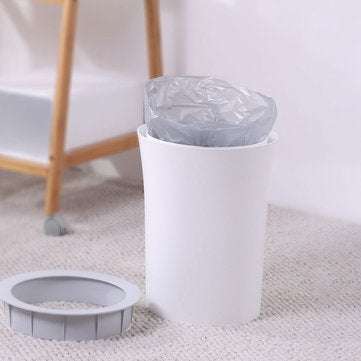 Quange Flat Mouth Trash Bag 3 Roll Thickened Leakproof Full Of Resilience Large Green Garbage Bags D