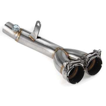 Motorcycle Exhaust Cut Mid Link Pipe For Yamaha YZF R6 Middle Pipe Connector 2006-2019