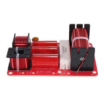 KTV-211 2-way Subwoofer Tweeter Speaker Divider 250W 4-8 Crossover Frequency Divider for 10-18inch