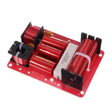 KTV-211 2-way Subwoofer Tweeter Speaker Divider 250W 4-8 Crossover Frequency Divider for 10-18inch