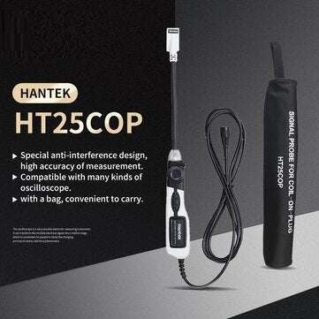 Hantek HT25COP Ignition Waveform of Automobile Engine Coil-on-Plug Signal Probe Work with DSO8060
