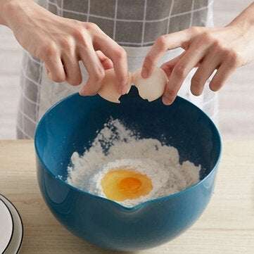 Kalar Multi-functional Fruit And Vegetable Drain Basket Filtering Tools Strainer F... (COLOR.: BLUE)