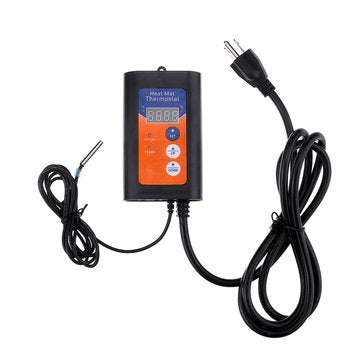 Digital Heat Mat Thermostat Controller for Seed Germination Reptiles and Brewing Breeding Incubation