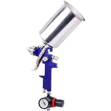 HVLP Auto Paint Air Spray Guns Kit Gravity Feed Car Primer 1.4MM 1.7 2.5MM Nozzle