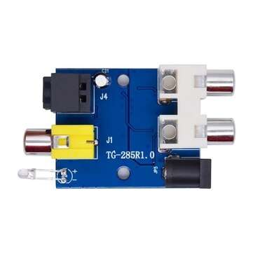 CS8416 CS434 24 Bit 192KHz Coaxial Optical Fiber DAC Decoder Board Module RCA Interface 5-12V Digita