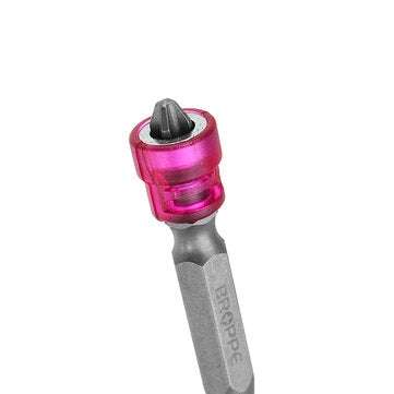 Broppe 10pcs 100mm Magnetic PH2 Screwdriver Bit ABS Ring 1/4 Inch Hex Shank Drywall Screwdriver