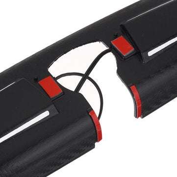 Carbon Fiber Look Car Interior Rearview Mirror Cover With Red Light For HONDA CIVIC CRV ODYSSEY