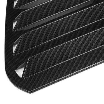 Carbon Look Window Louver Rear Side Vent Cover For VW GOLF 6 MK6 GTI R 2010-2014