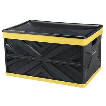 Auto Car Trunk Storage Organizer Collapsible Home Car Storage Box (COLOR.: BLACKYELLOW)