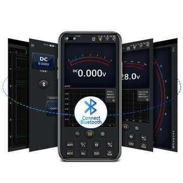 ANENG AN9002 Digital bluetooth True RMS Multimeter 6000 Counts Professional Auto Multimetro AC/DC Cu