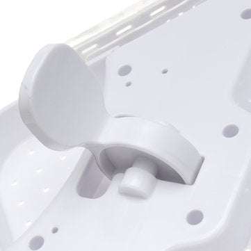 Bathroom Shower Corner Storage Paper Shelf Holder Shower Caddy Holder Rack White Organizer