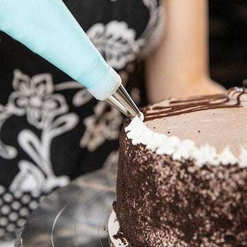 73 Pcs Cake Decorating Sets Stainless Pastry Nozzles Cake Turntable Sets Confectionery Bag Baking To