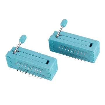 6pcs IC Lock Seat Zif Socket Test Universal zif Sockets 18Pin