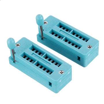 6pcs IC Lock Seat Zif Socket Test Universal zif Sockets 18Pin