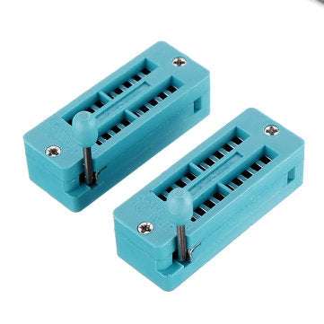 6pcs IC Lock Seat Zif Socket Test Universal zif Sockets 18Pin