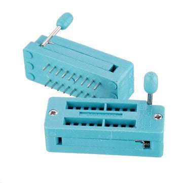 6pcs IC Lock Seat Zif Socket Test Universal zif Sockets 18Pin