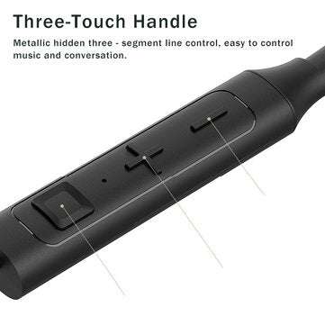 [bluetooth 5.0] F1 Sport Magnetic Hifi Stereo Sound Wireless Hanging Ear Neckband Earphone With EMS