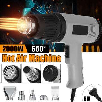 986A 2000W 200V Hot Air Gun Stepless Temperature Regulation 50 to 560  Maintena... (TYPE: L-986A)
