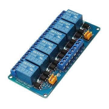 6 Channel 12V Relay Module High And Low Level Trigger BESTEP for Arduino - products that work with o