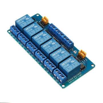 6 Channel 12V Relay Module High And Low Level Trigger BESTEP for Arduino - products that work with o
