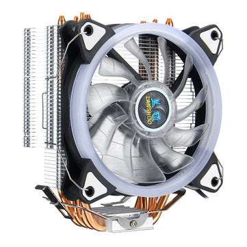 CPU Cooler 4 Heatpipes 5 Colors 120mm LED RGB Cooling Fan for LGA 775/115X//1366 AMD