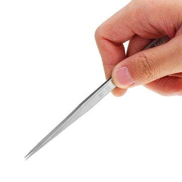 BEST BST-26 High-end Precision Tweezers Anti-skid Plus Hard High Toughness Tip Tweezers Straight Twe