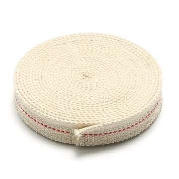 7/8 Inch Flat Cotton Wick 15 Foot Length Wick For Oil Lamps and Lanterns 4.5M