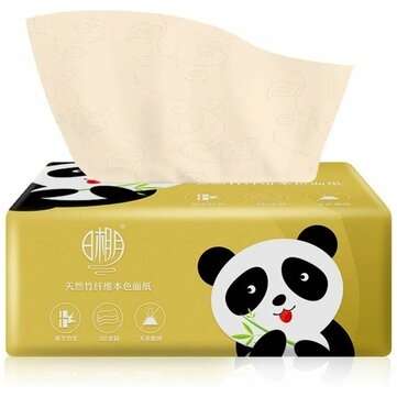 6packs Unbleached Toilet Paper Tissue Bamboo Toilet Paper Hypoallergenic Kitchen Toilet Paper Pumpin